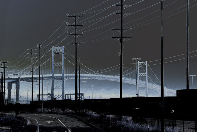 Die Brücke, Hafen in Los Angeles 